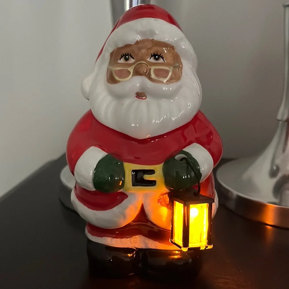 Mr. Christmas 5.5” LED Nostalgic Santa Figurine